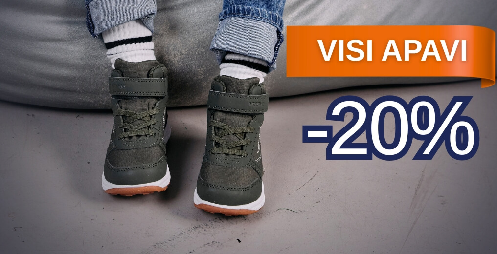 Visiem apaviem -20% Visiem apaviem -20%