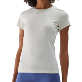 4F TFTSF1011 Women's T-Shirt FNK, Creme