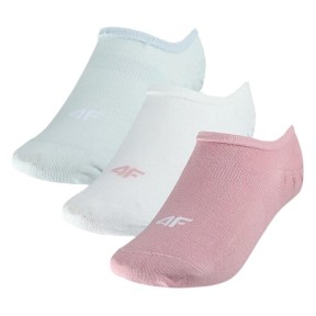 4F USOCF274 Women's No-Show Socks, 3-Pack, Multicolor