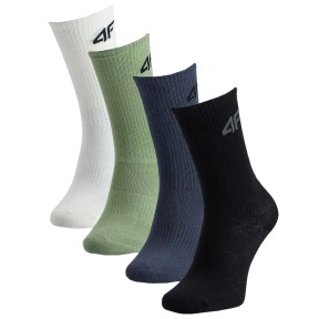 4F USOCM390 Ankle 4-Pack Casual Socks - Boys