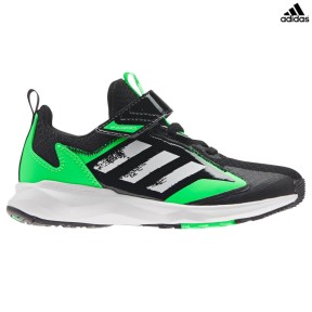 adidas Fai2Go EL Kid's Shoes, Black/White/Rmerald Green