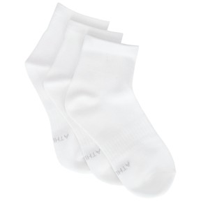 Athlecia Comfort-Mesh Quarter Cut 3-Pack Socks - Women's