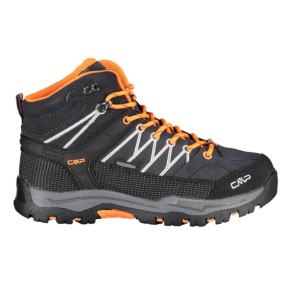 CMP Rigel Mid WP Kids Boots, Antracite/Flash Orange
