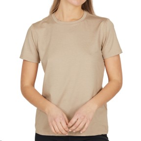 Endurance Maje Women's Melange S/S Tee, Simply Taupe