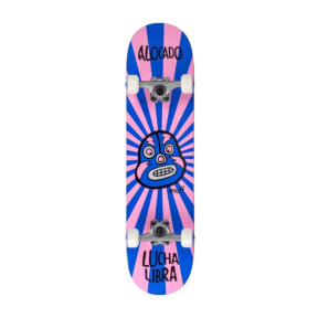 Enuff Lucha Libre Complete Skateboard  7.75'', pink/blue