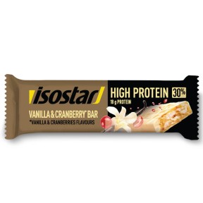 Isostar High Protein 30 Vanilla Cranberry Bar, 55g