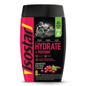Isostar Hydrate & Perform 400g, Cranberry Red Fruits