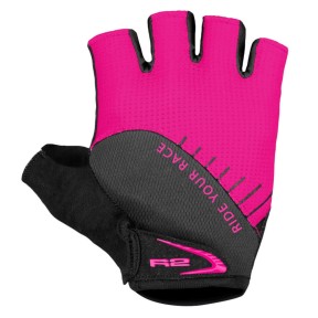 R2 Vouk Women's Bike Gloves, Pink/Black