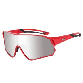 Relax Artan Sport Sunglasses, Shiny Red/White Sensor