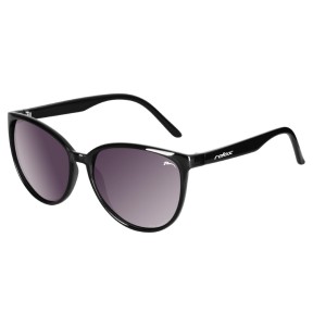 Relax Leilani Women's Sunglasses, Shiny Black/Gradient Polarized Grey