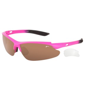 Relax Mosera Sport Sunglasses, Brown Bronze, Matt Pink