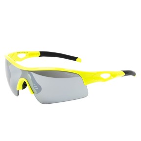 Relax Quadra Sunglasses, Grey Cloud, Glossy Yellow