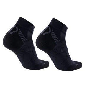 UYN Run Super Fast Men's Socks, Black/Anthracite