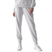 4F TTROF0945 Women's Trousers, Grey Melange
