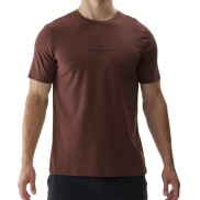 4F TTSHM1585 Men's Regular T-Shirt, Brown