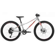 Amulet Youngster SH 24'' Bike, alu brushed transparent/red | 9,3 kg | 115-135 cm