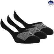 Asics 3ppk Secret Socks, black
