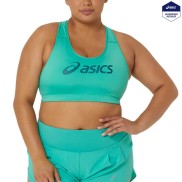 Asics Core Asics Logo Bra, Aurora Green/Rich Teal