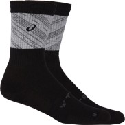 Asics Winter Run Crew Socks, Dark Grey