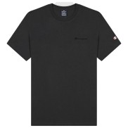 Champion Crewneck Chest Logo Men's T-Shirt, Black/Black
