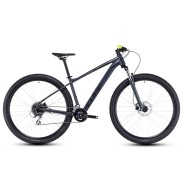Cube Aim Pro 29'' Mountain Bike, Grey/Flash Yellow