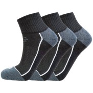 Endurance Avery Quarter Socks 3-pack, Black