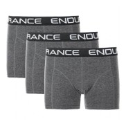 Endurance Men's Burke Boxershorts - 3pack, Grey