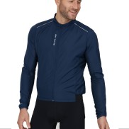 Endurance Elite X1 Bike Men's Lightweight Wind Jacket, Dark Sapphire