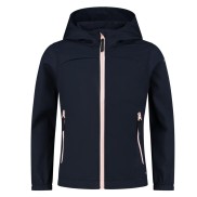 Icepeak Kobryn Jr Girls Softshell jacket, navy/pink