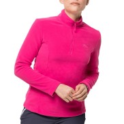 Jack Wolfskin Gecko Women's Fleece Jumper, Pink Anemone