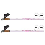 KV+ Exclusive Clip Nordic Walking Poles, Pink