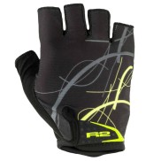 R2 Easer Bike Gloves, Black/Yellow/Grey