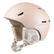 Relax Patrol Women's Ski Helmet, Matte Pearl/Beige