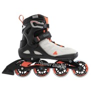 Rollerblade Macroblade 80 Women's, Glacier Grey/Coral