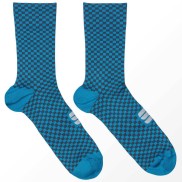 Sportful Checkamte Cycling Socks, blue
