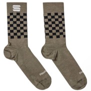Sportful Checkmate Winter Socks, beetle/black