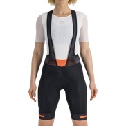 Sportful Neo Women's Bibshorts, Black Pompelmo