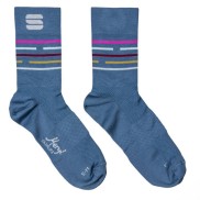 Sportful Velodrome Women's Cycling Socks, berry blue