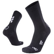 UYN Merino Men's Cycling Socks, Black/White