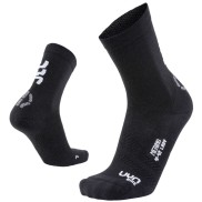 UYN Merino Women's Cycling Socks, Black/White
