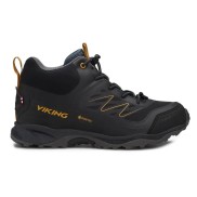 Viking Tind Mid GTX Jr Kids Hiking Shoes, Black
