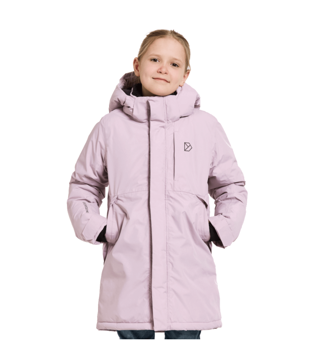 Didriksons Porfyr Kids' Parka, Dusty Lilac