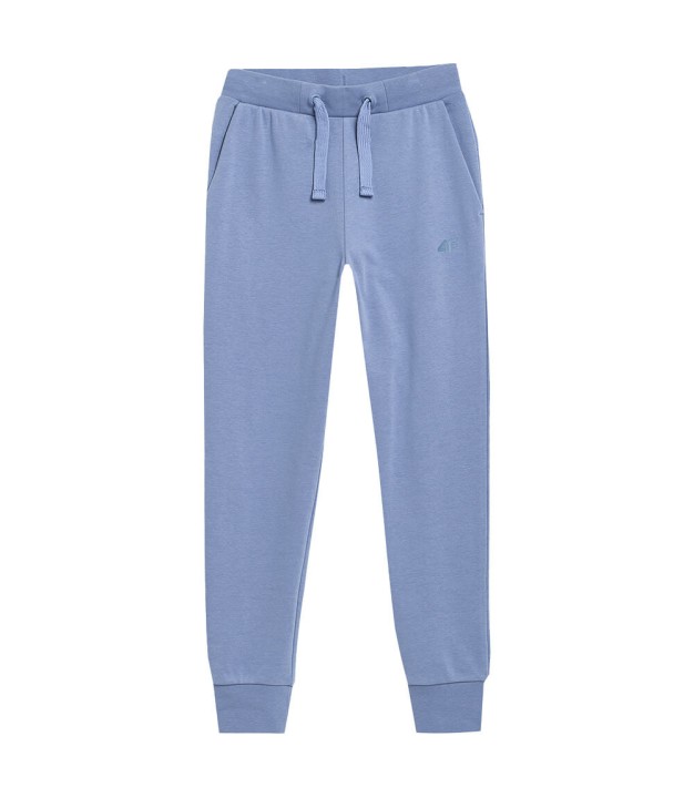 4F F130 Girls Joggers Sweatpants, Denim