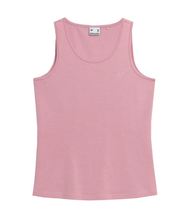 4F F581 Women's Regular Plain Top, Pink