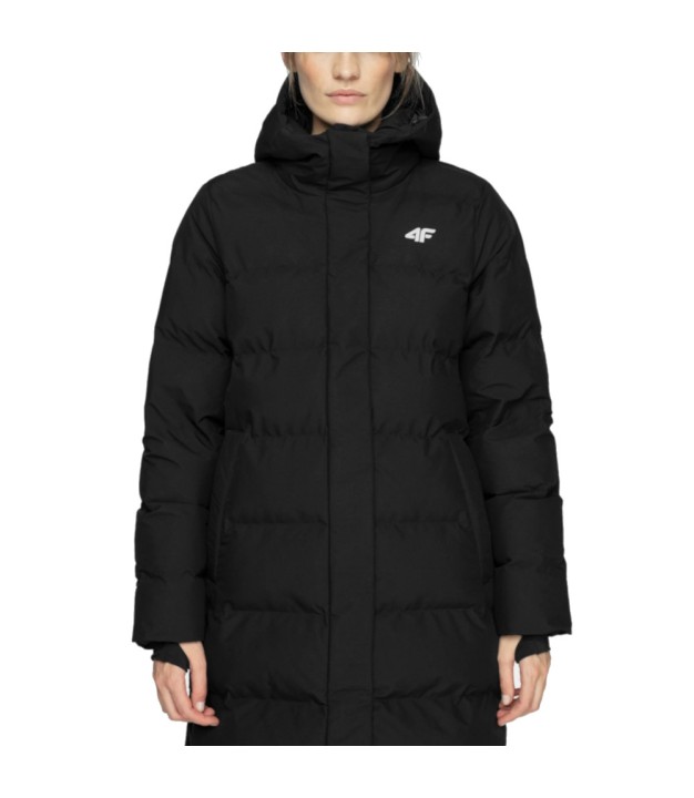 4F Insulated Women's Coat, Black