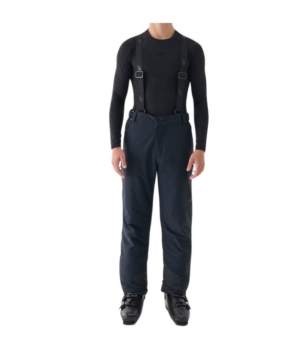 4F TFTRM0775 Men's Ski Pants, Black