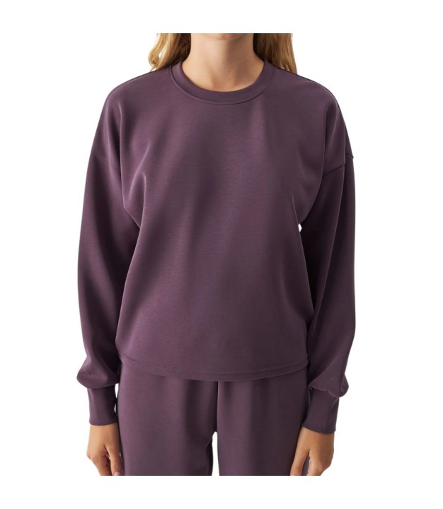 4F TSWSF1342 Women's Sweatshirt, Dark Violet