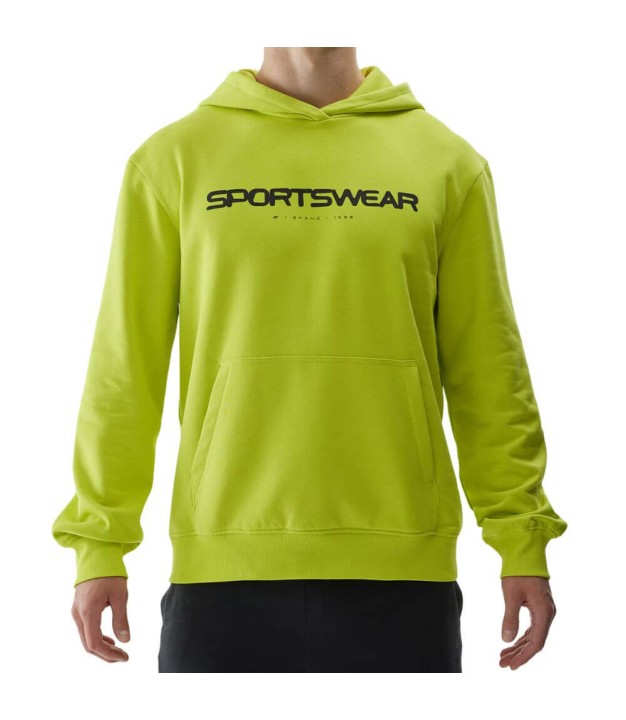 4F TSWSM1259 Men's Sweatshirt, Canary Green