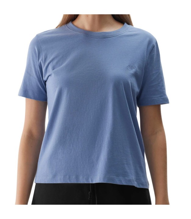 4F TTSHF1650 Women's T-Shirt, Denim