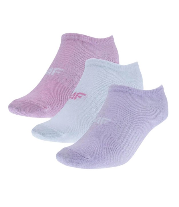 4F USOCF248 Girl's Ankle Socks, Multicolor